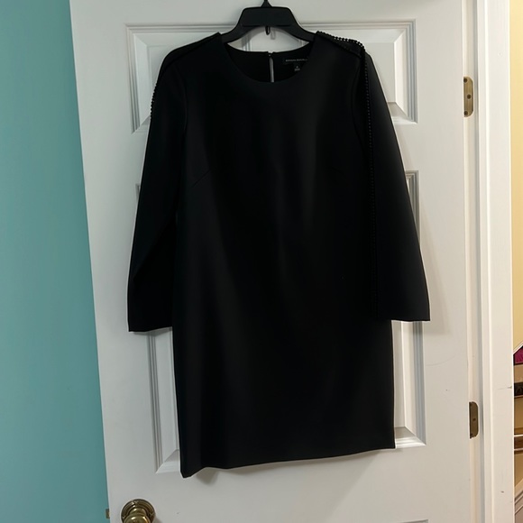 how to cut long sleeve dress Vera Long Sleeve Short Party Dress Black / XSmall